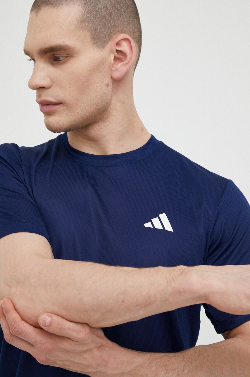 adidas Performance tricou de antrenament Train Essentials culoarea bleumarin, uni IC7429