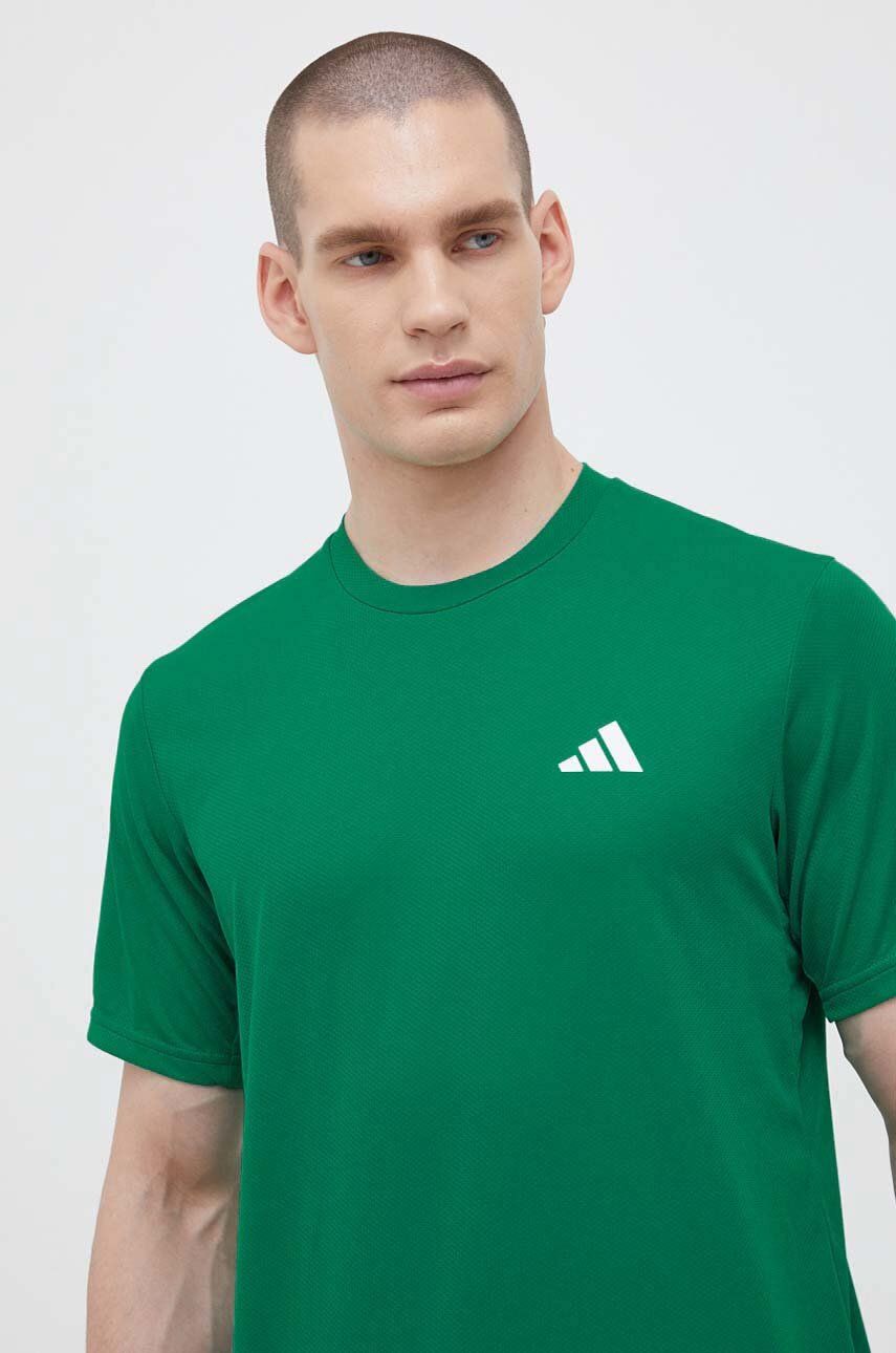 adidas Performance tricou de antrenament Train Essentials culoarea verde, neted