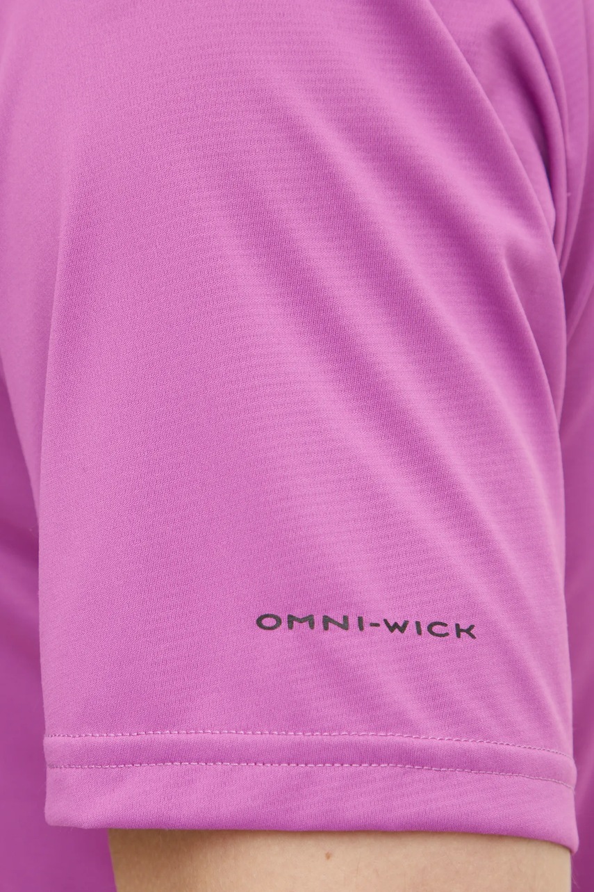 Αθλητικό μπλουζάκι Columbia Columbia Hike χρώμα: μαύρο, 1990391 φωτογραφία