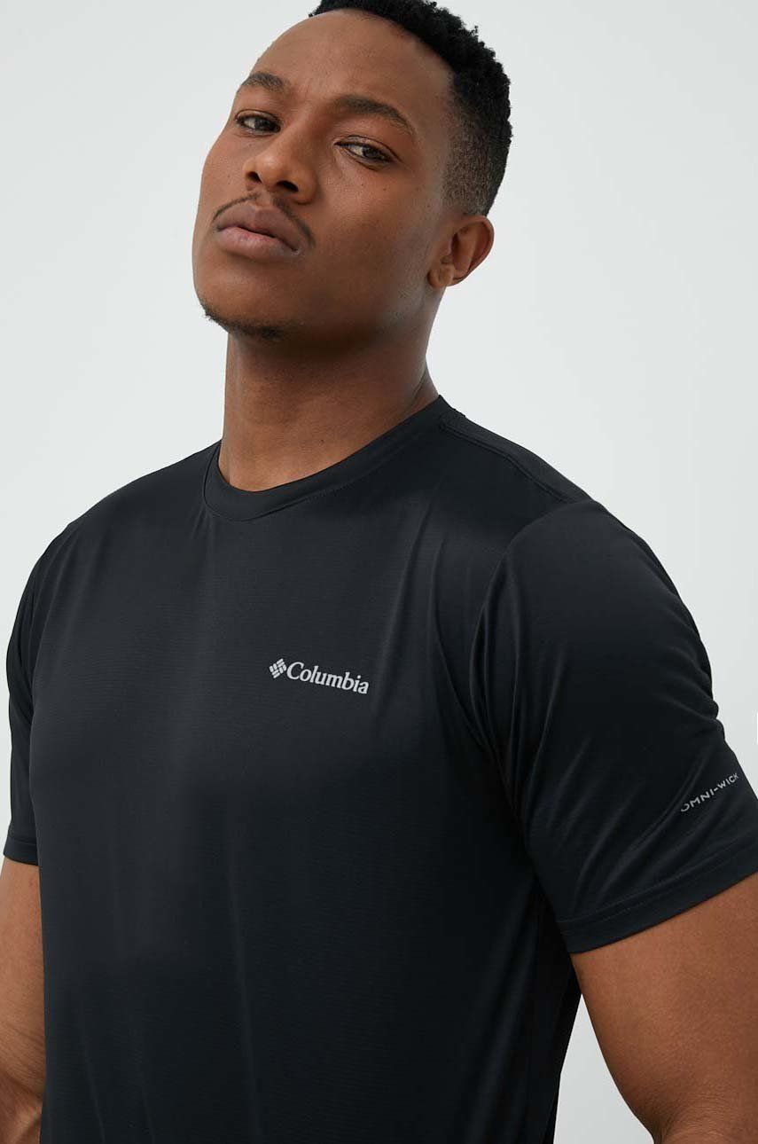 Sportovní tričko Columbia Columbia Hike černá barva - černá -  100 % Polyester
