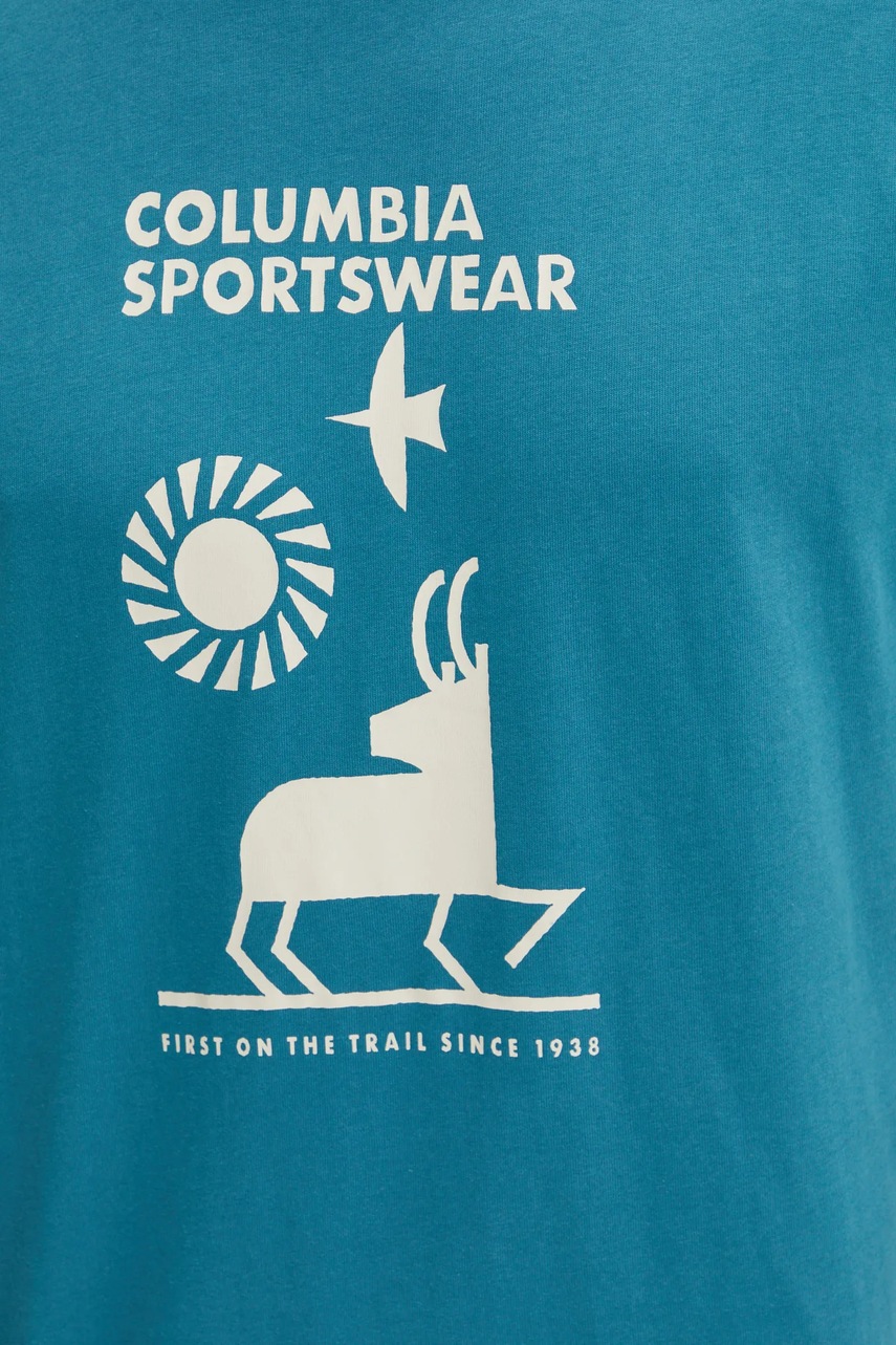 Βαμβακερό μπλουζάκι Columbia φωτογραφία