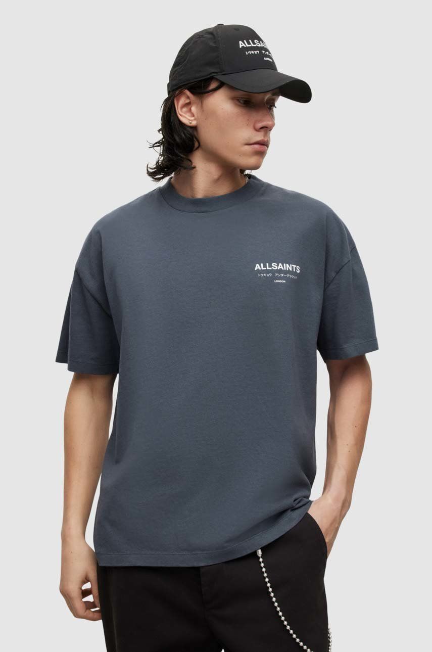 AllSaints tricou din bumbac cu imprimeu AllSaints imagine noua