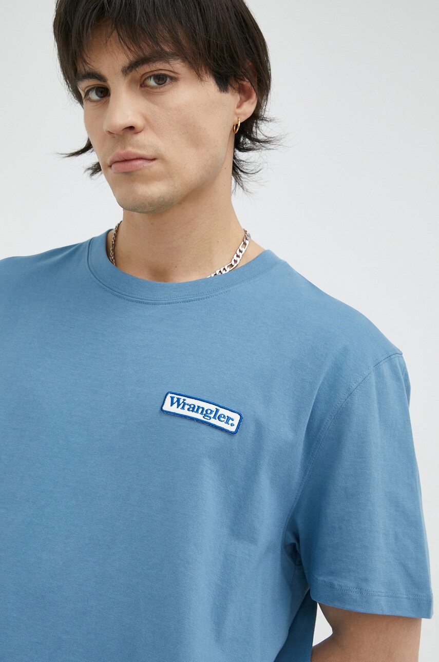 

Бавовняна футболка Wrangler однотонна