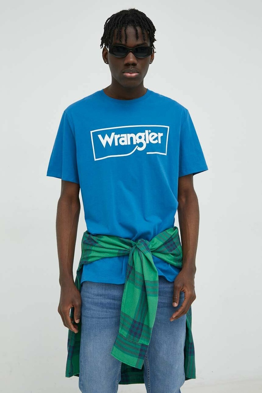 

Бавовняна футболка Wrangler з принтом