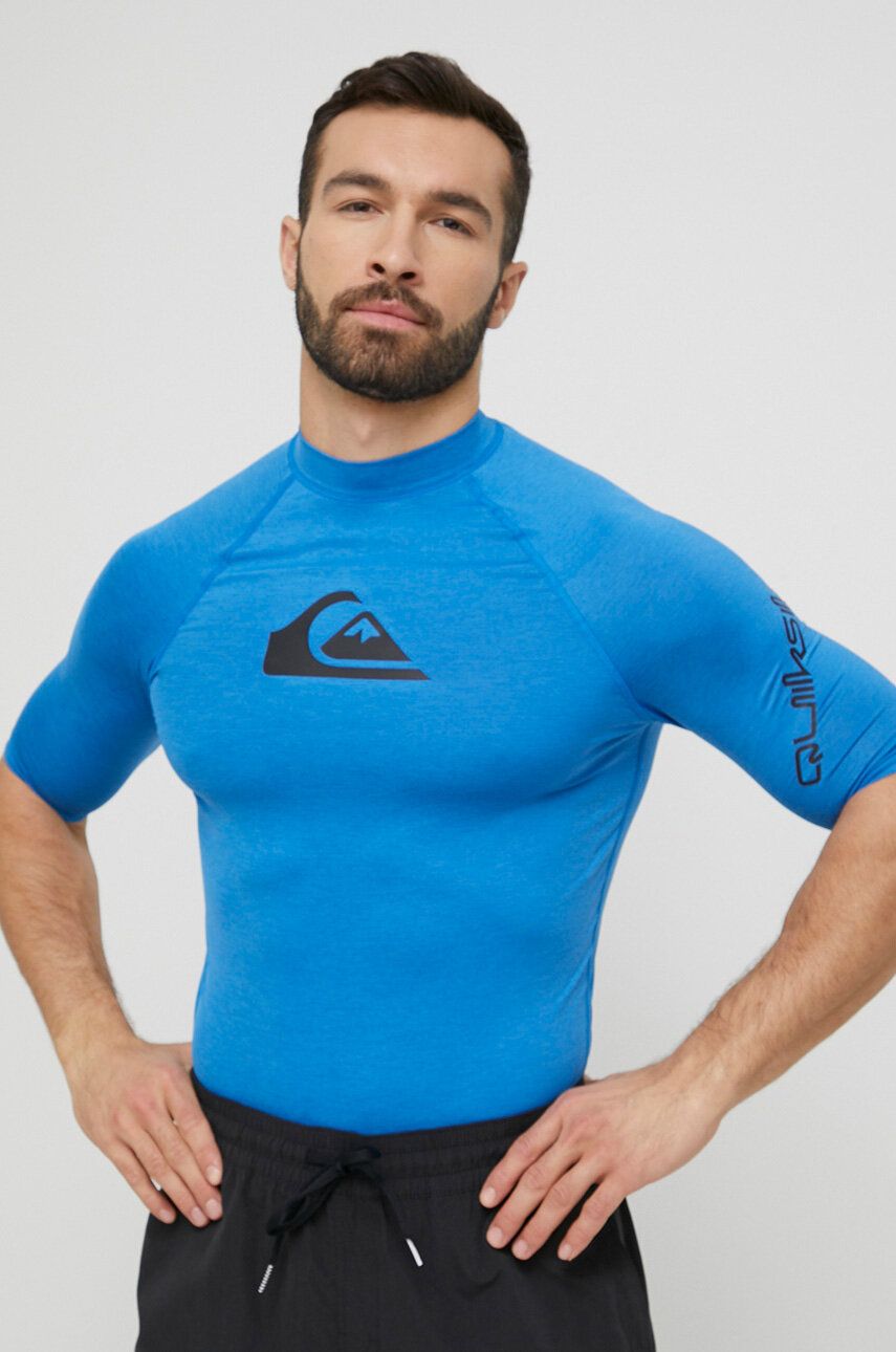 Quiksilver tricou All Time barbati, cu imprimeu, swimmwear