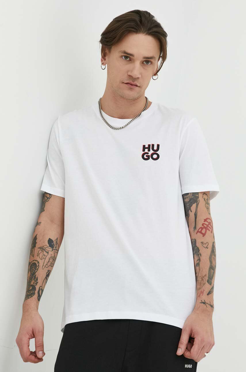 E-shop Bavlněné tričko HUGO 2-pack s potiskem, 50492550