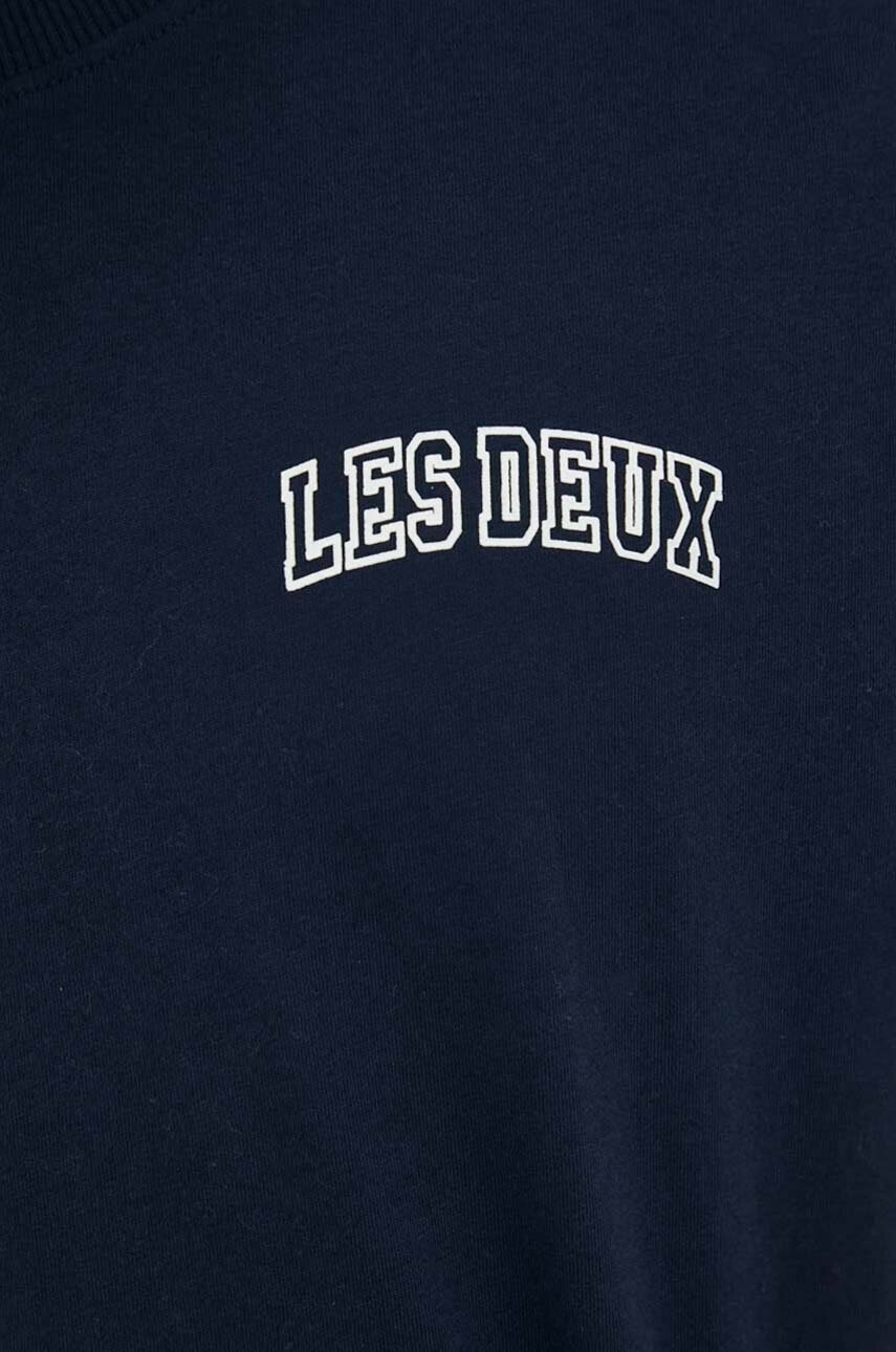 Βαμβακερό μπλουζάκι Les Deux χρώμα: ναυτικό μπλε LDM101113 φωτογραφία