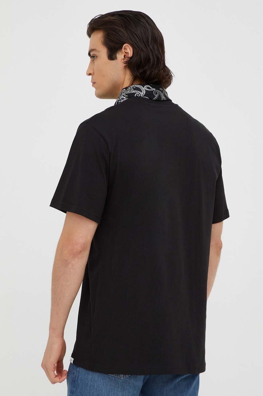 Βαμβακερό μπλουζάκι Les Deux χρώμα: μαύρο LDM101113 φωτογραφία