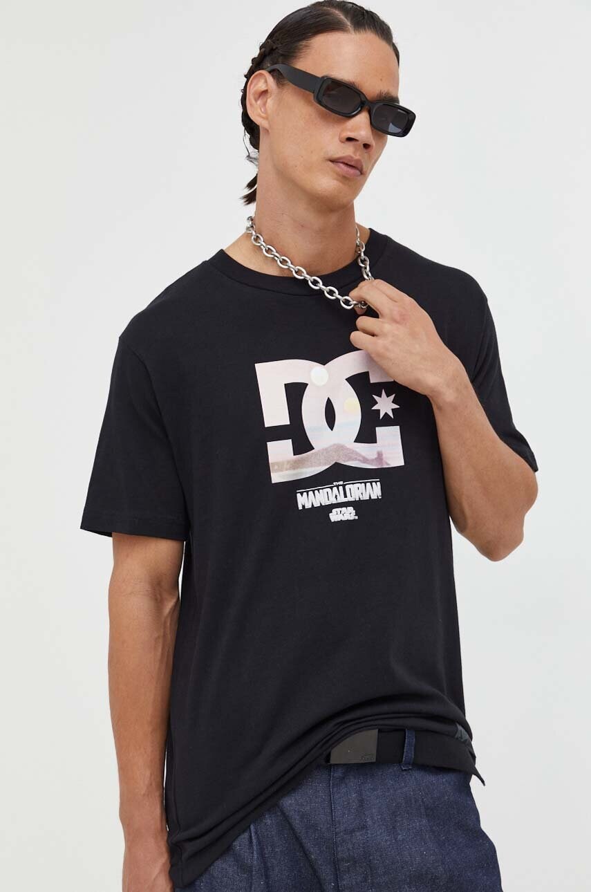 Dc tricou din bumbac x star wars culoarea negru, cu imprimeu