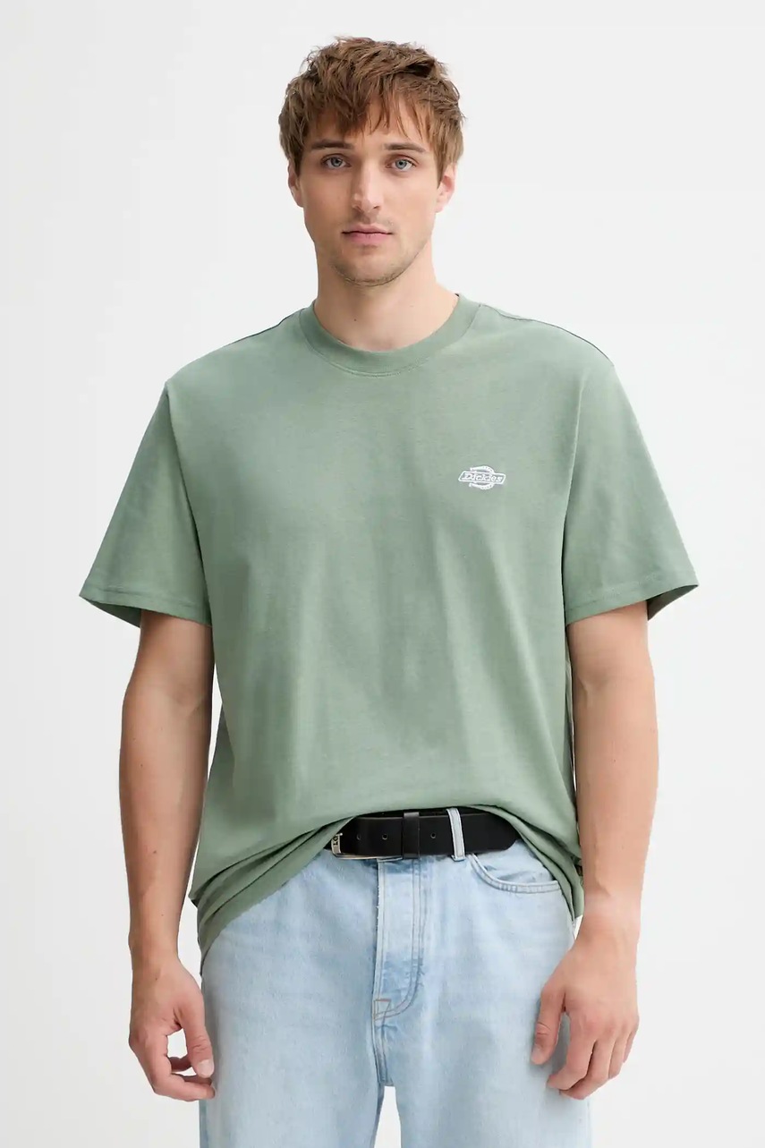 Dickies tricou din bumbac culoarea negru, cu imprimeu