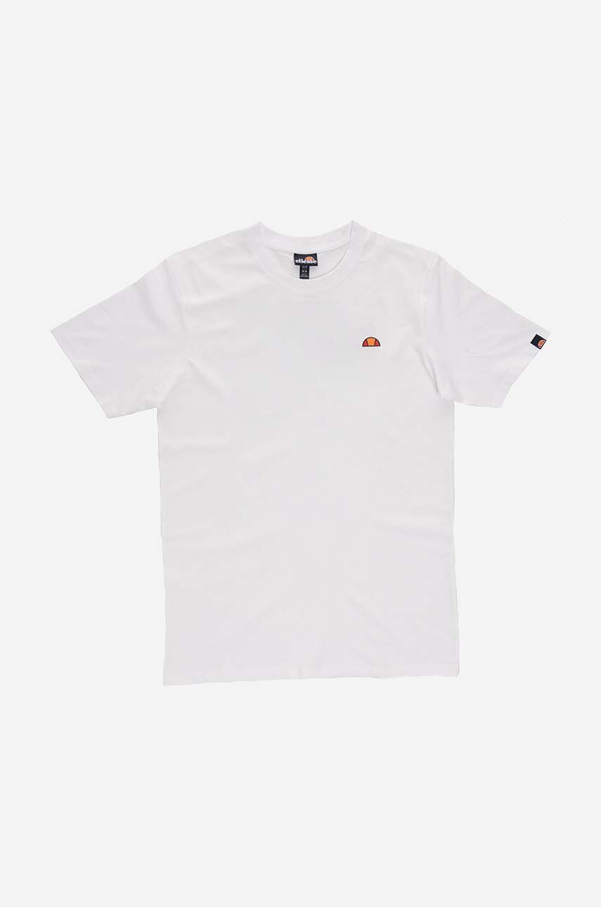 Bavlněné tričko Ellesse bílá barva, s potiskem, SHR17632-WHITE - bílá - 100 % Bavlna
