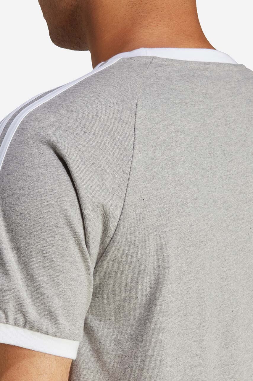 Βαμβακερό μπλουζάκι adidas Originals ανδρικά, χρώμα γκρι IA4848 φωτογραφία