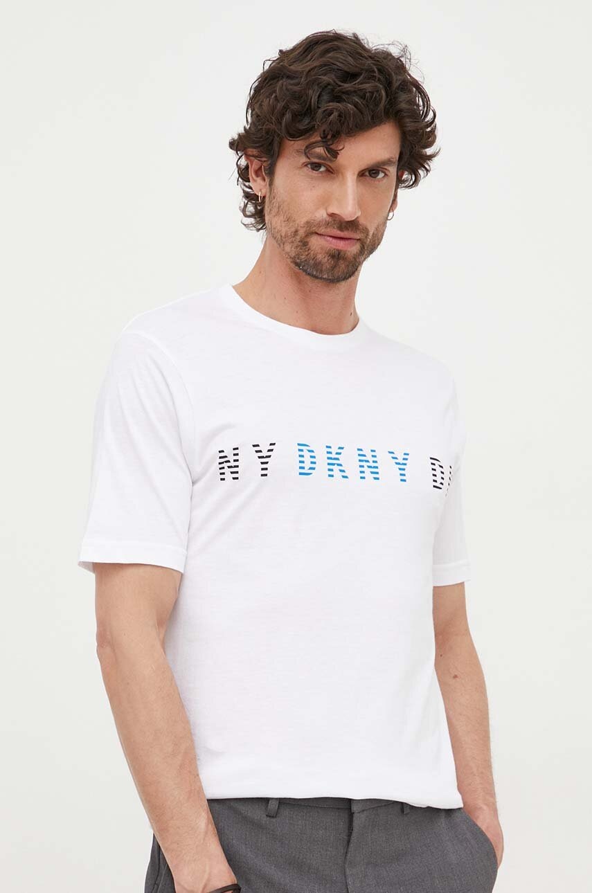 

Бавовняна футболка Dkny 3-pack з принтом