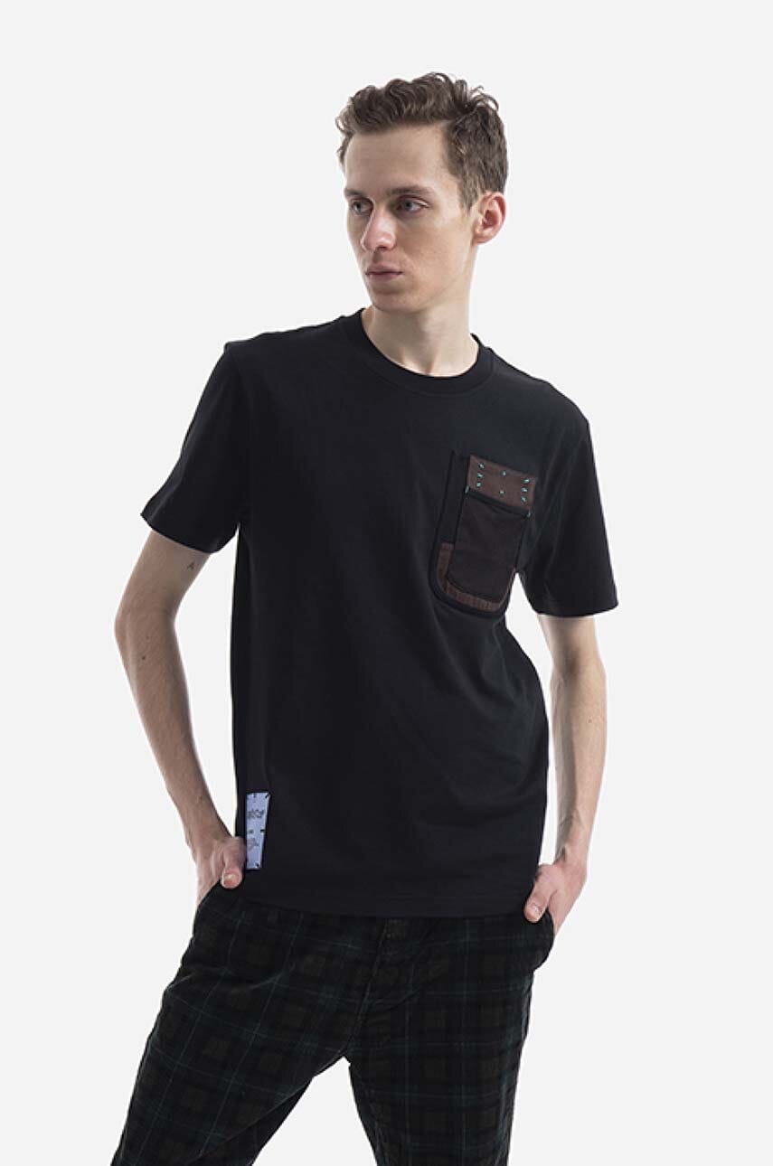 MCQ tricou din bumbac culoarea negru, uni 677270RST631000-BLACK MCQ tricou din bumbac culoarea negru, uni 677270RST631000-BLACK