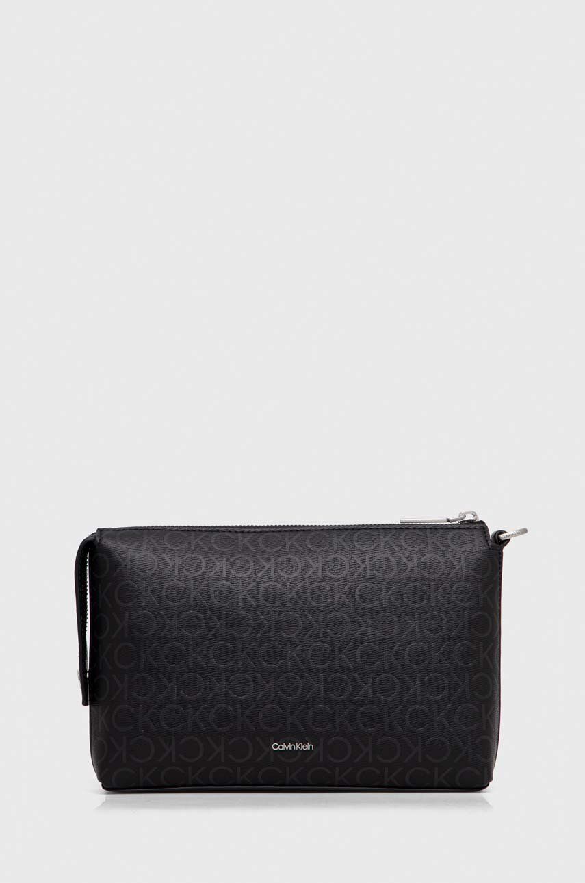 Levně Kosmetická taška Calvin Klein černá barva, K60K611377