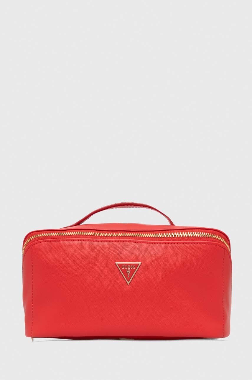 Levně Kosmetická taška Guess červená barva, PW1604 P3401