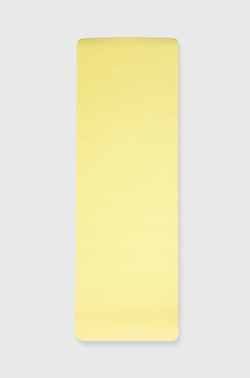 adidas by Stella McCartney saltea de yoga culoarea galben