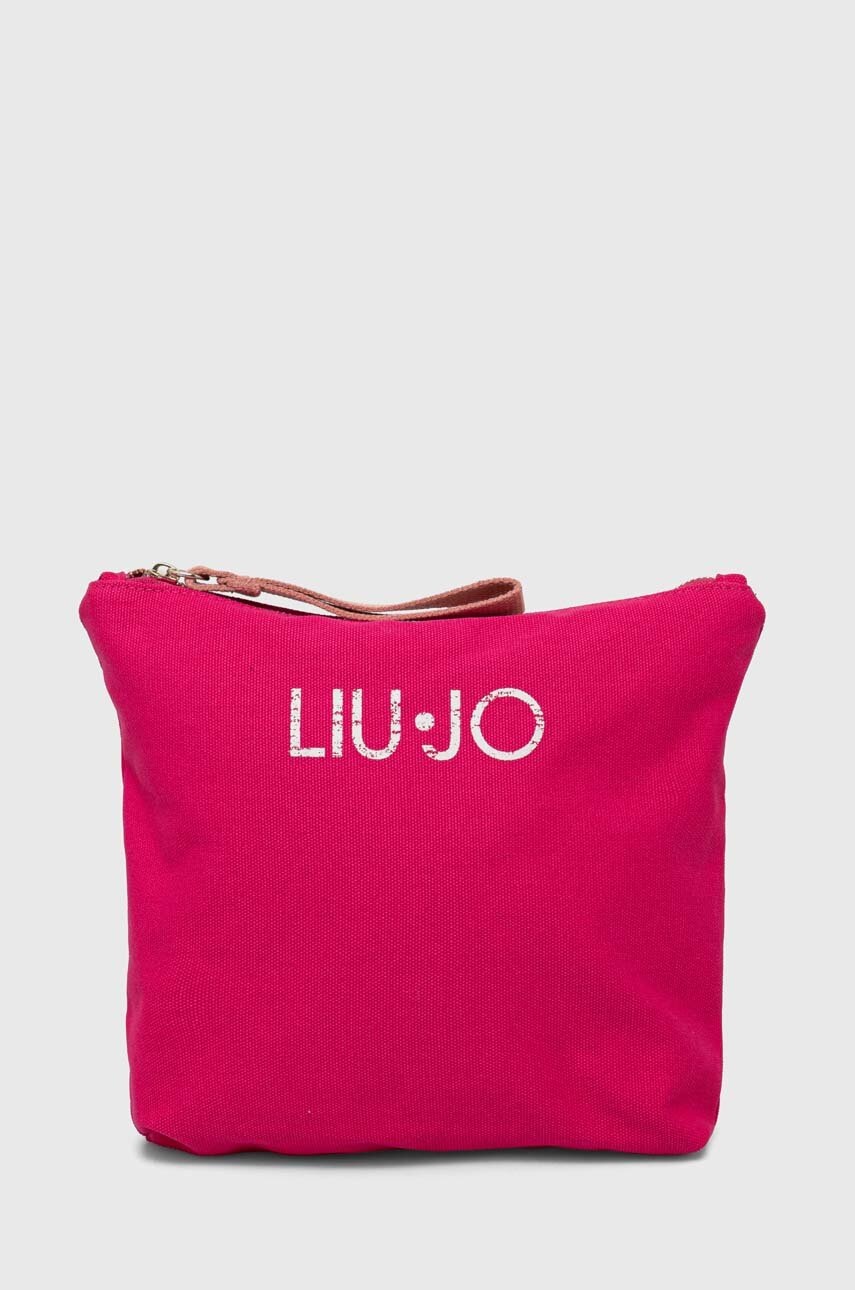 

Козметична чанта Liu Jo в розово, Розов