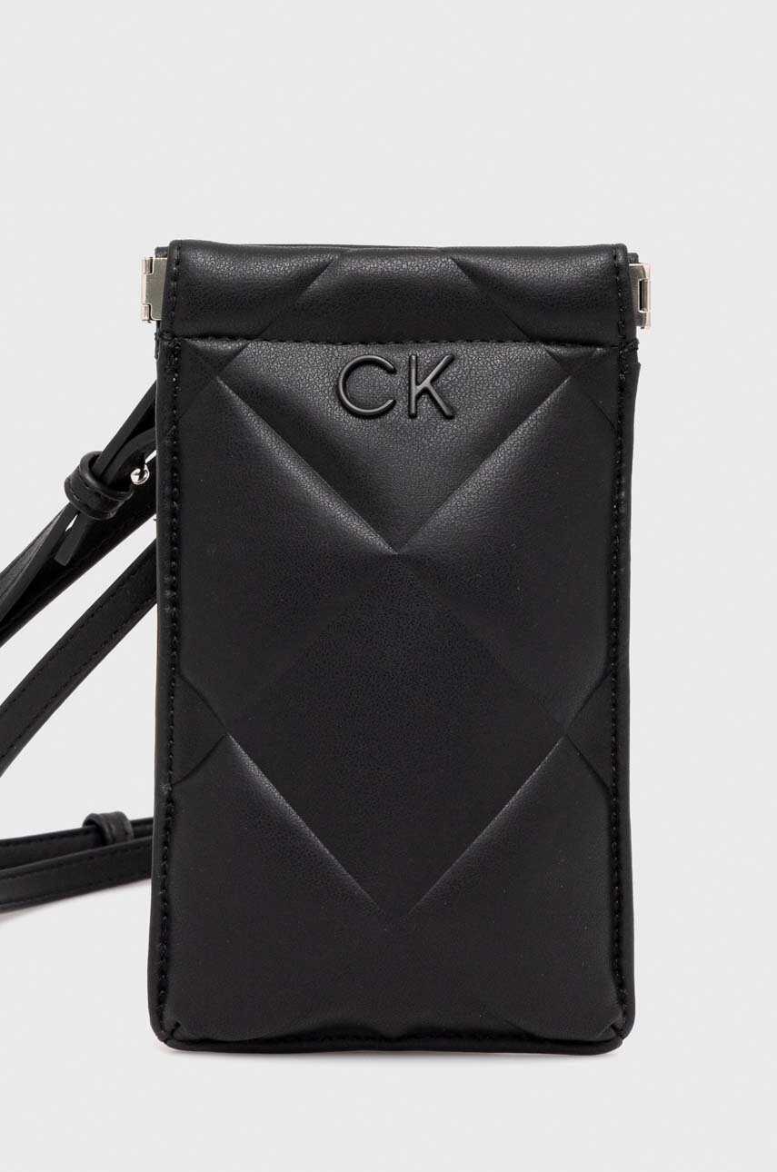 

Калъф за телефон Calvin Klein в черно K60K611702, Черен