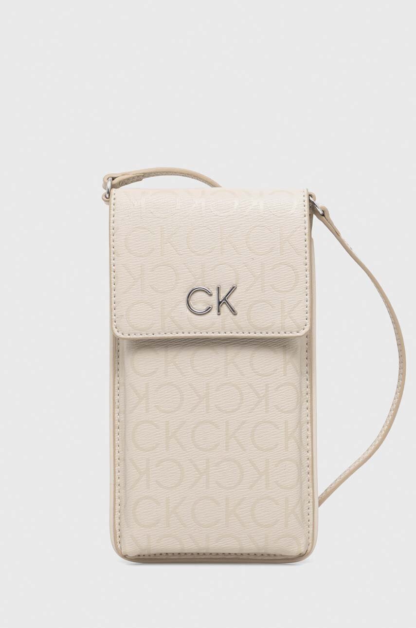 

Калъф за телефон Calvin Klein в бежово K60K611708, Бежов