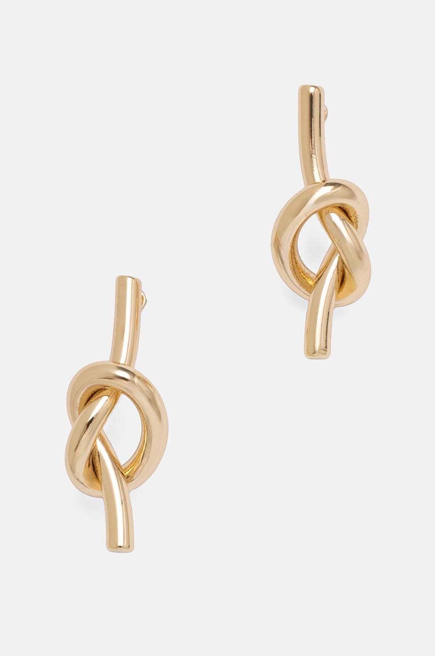 

Обици Dkny PE KNOT STUD 04G00548, Злато