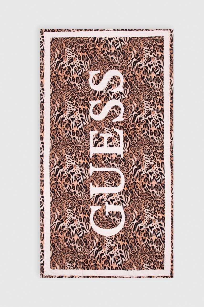 

Кърпа за баня Guess в кафяво E4GZ13 KBN40, Кафяв