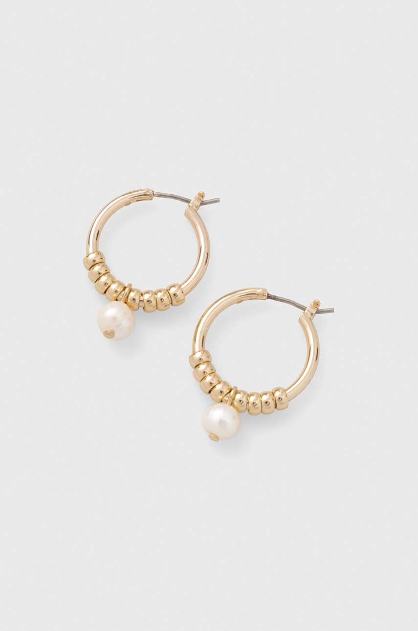 

Обици Lauren Ralph Lauren PE 2OMM HOOP W FWP DROP 14G00804, Злато