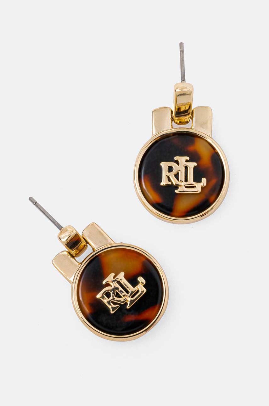 

Обици Lauren Ralph Lauren PE LOGO TORT DROP 14G00783, Злато