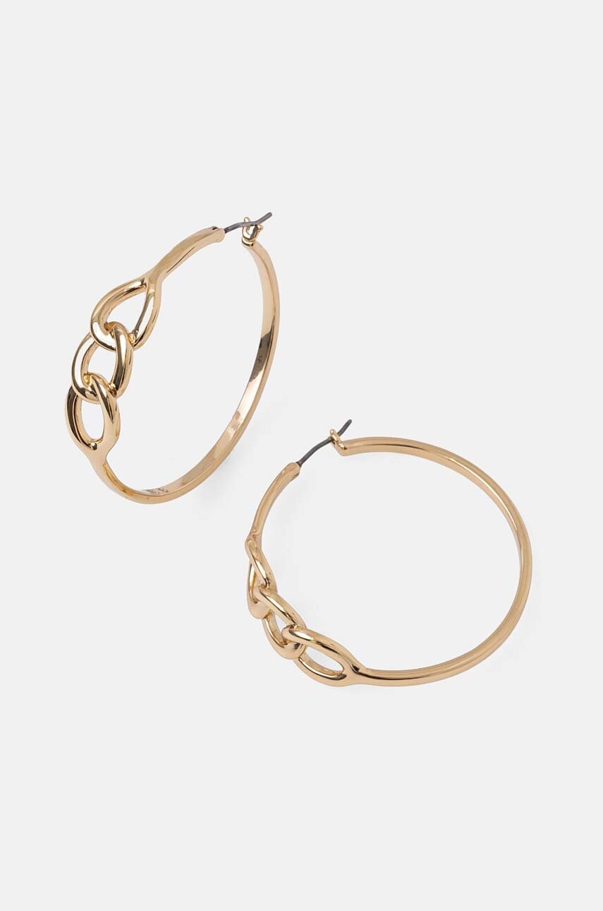 

Обици Lauren Ralph Lauren PE 40MM LINK HOOP 14G00814, Злато
