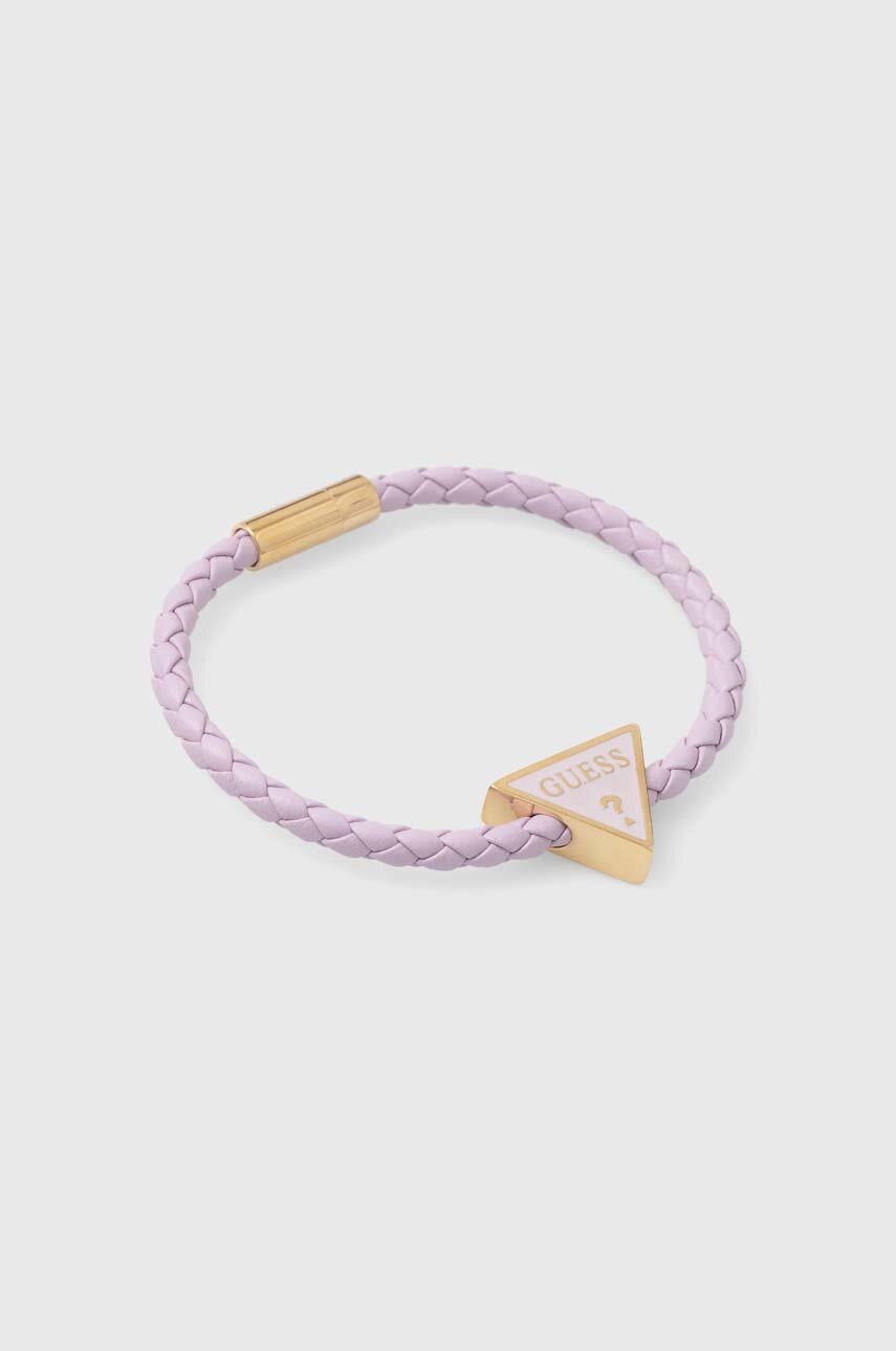 

Кожена гривна Guess дамска, Виолетов