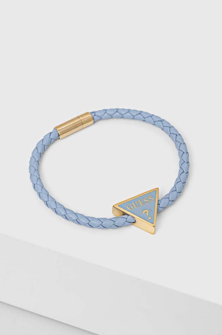 

Кожена гривна Guess дамска, Син