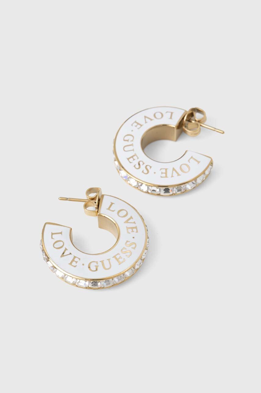 

Обици Guess, Бял