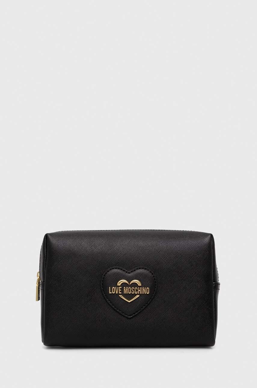 Love Moschino portfard culoarea negru