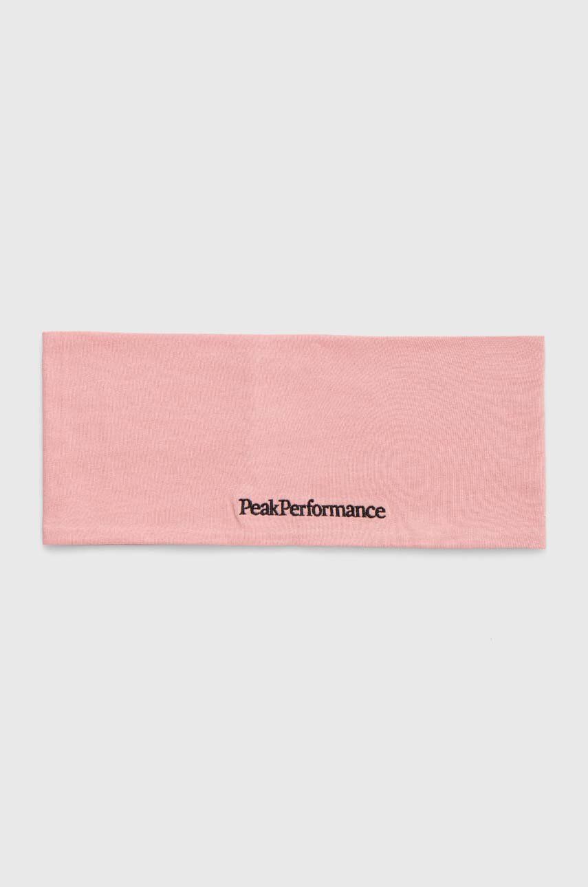 Peak Performance bentita pentru cap Progress culoarea roz