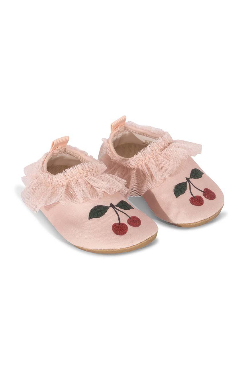 Konges Sløjd pantofi de apă pentru copii culoarea roz