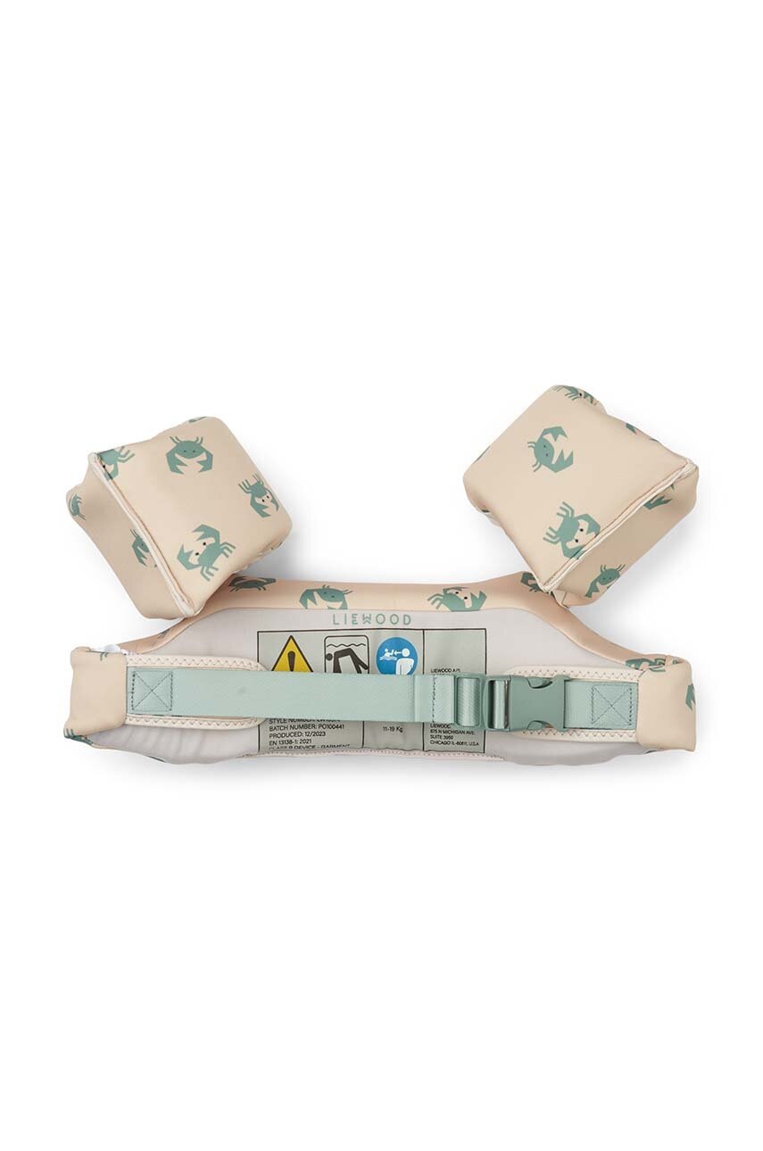 Пояс для плавання Liewood Darko Printed Swim Belt колір бежевий Пояс для плавання Liewood Darko Printed Swim Belt колір бежевий