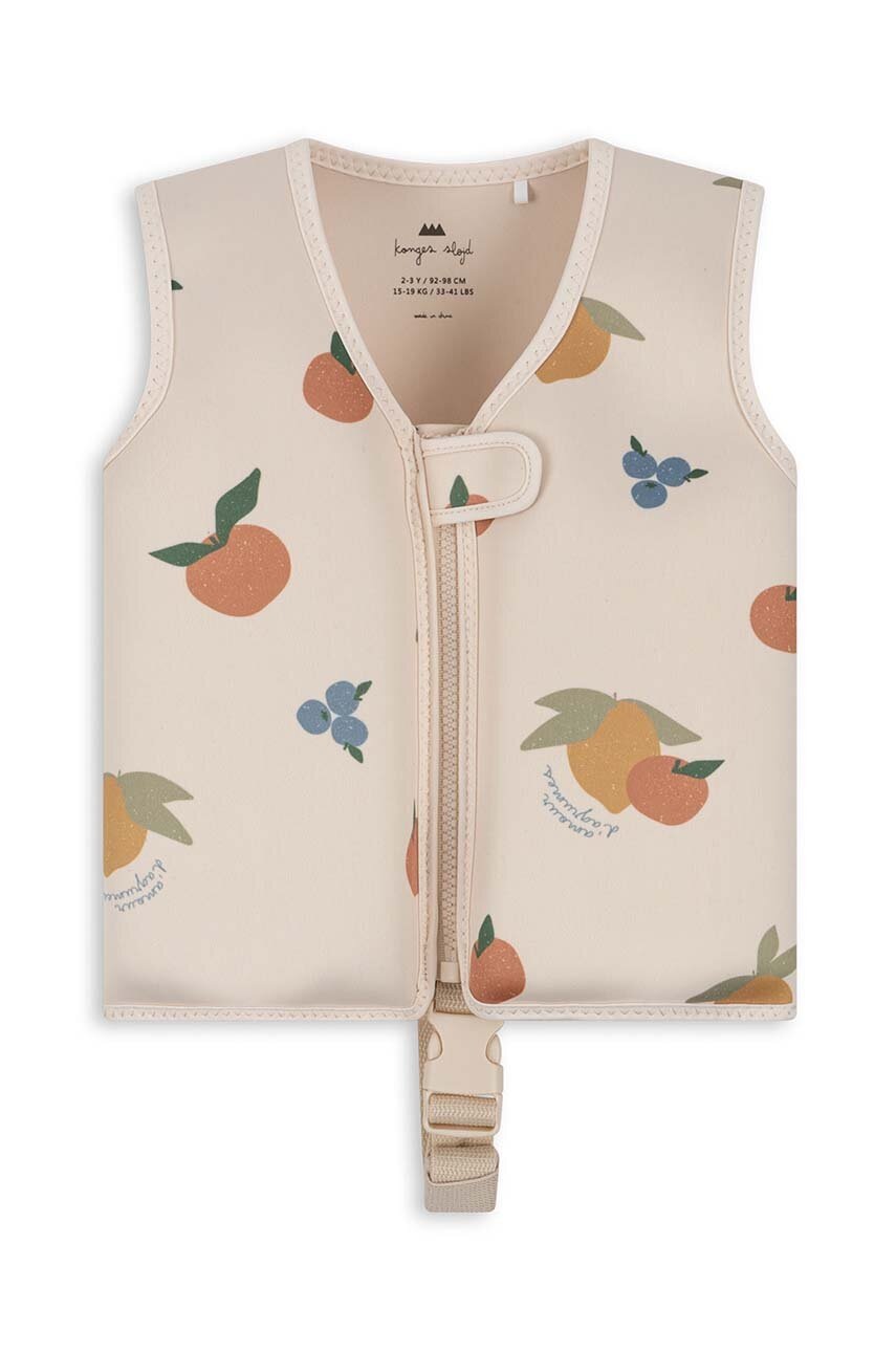 Дитячий жилет для плавання Konges Sløjd колір бежевий