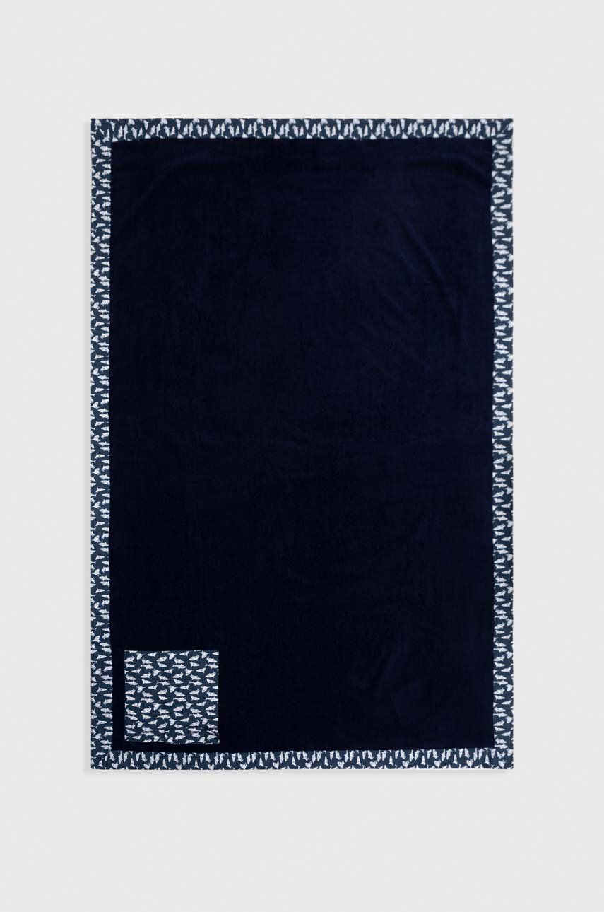 Levně Bavlněný ručník Paul&Shark tmavomodrá barva, 24417057