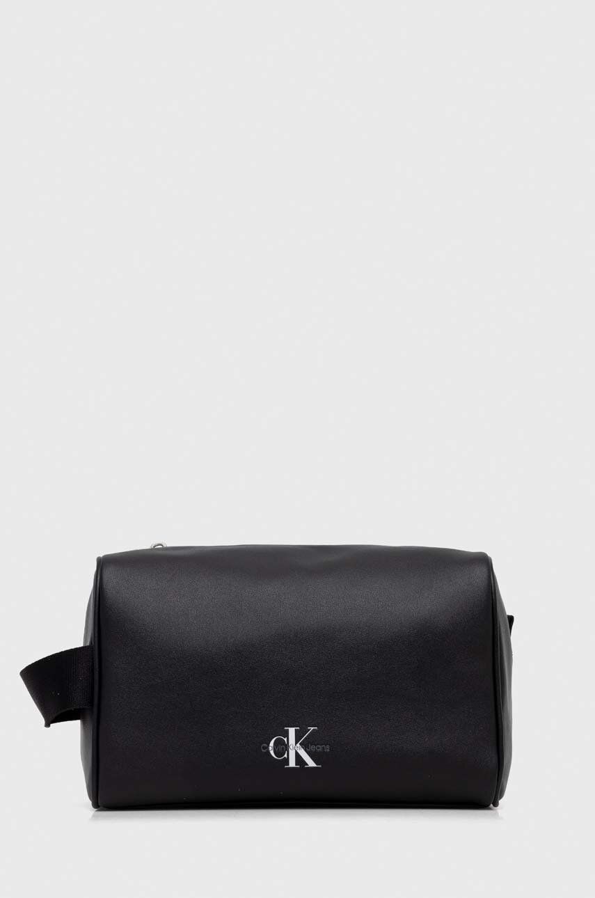 Levně Kosmetická taška Calvin Klein Jeans černá barva, K50K511443