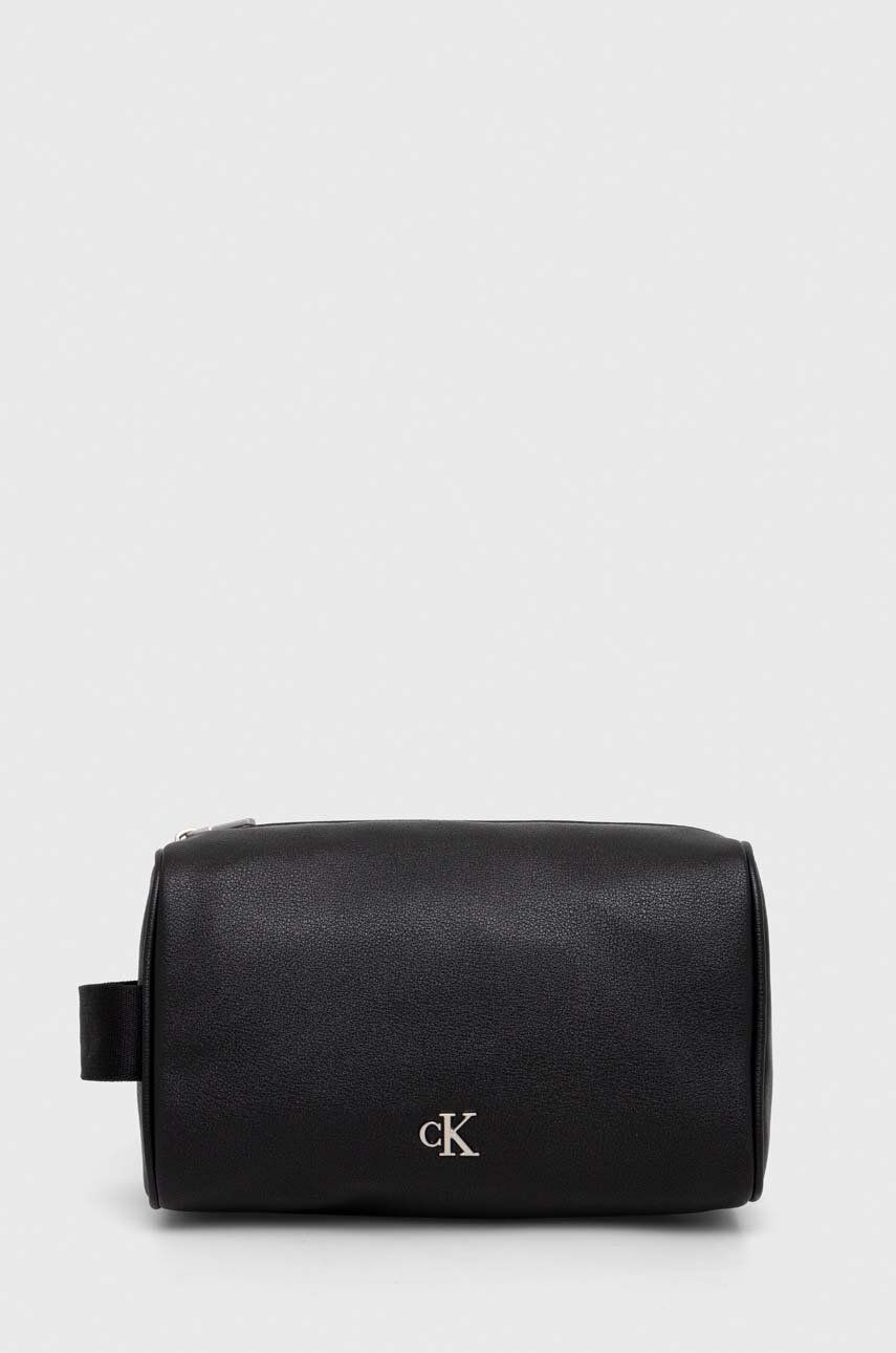Levně Kosmetická taška Calvin Klein Jeans černá barva, K50K511450