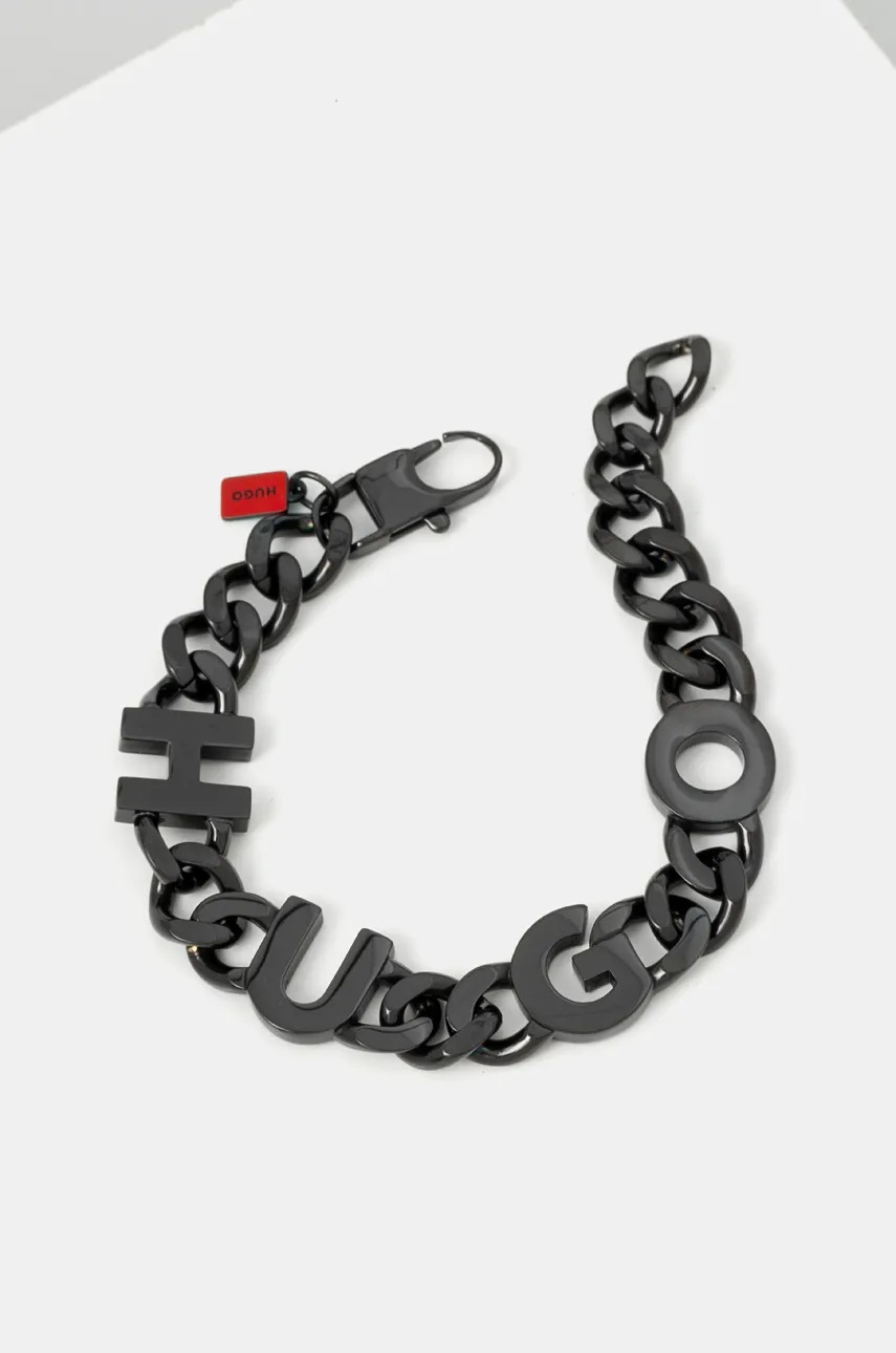 

Гривна HUGO мъжка, Черен