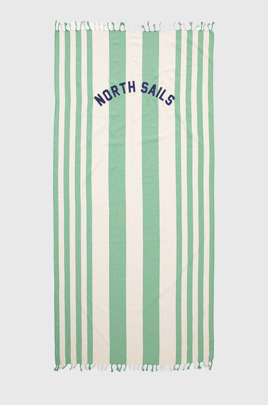 North Sails prosop din bumbac culoarea bej, 623270