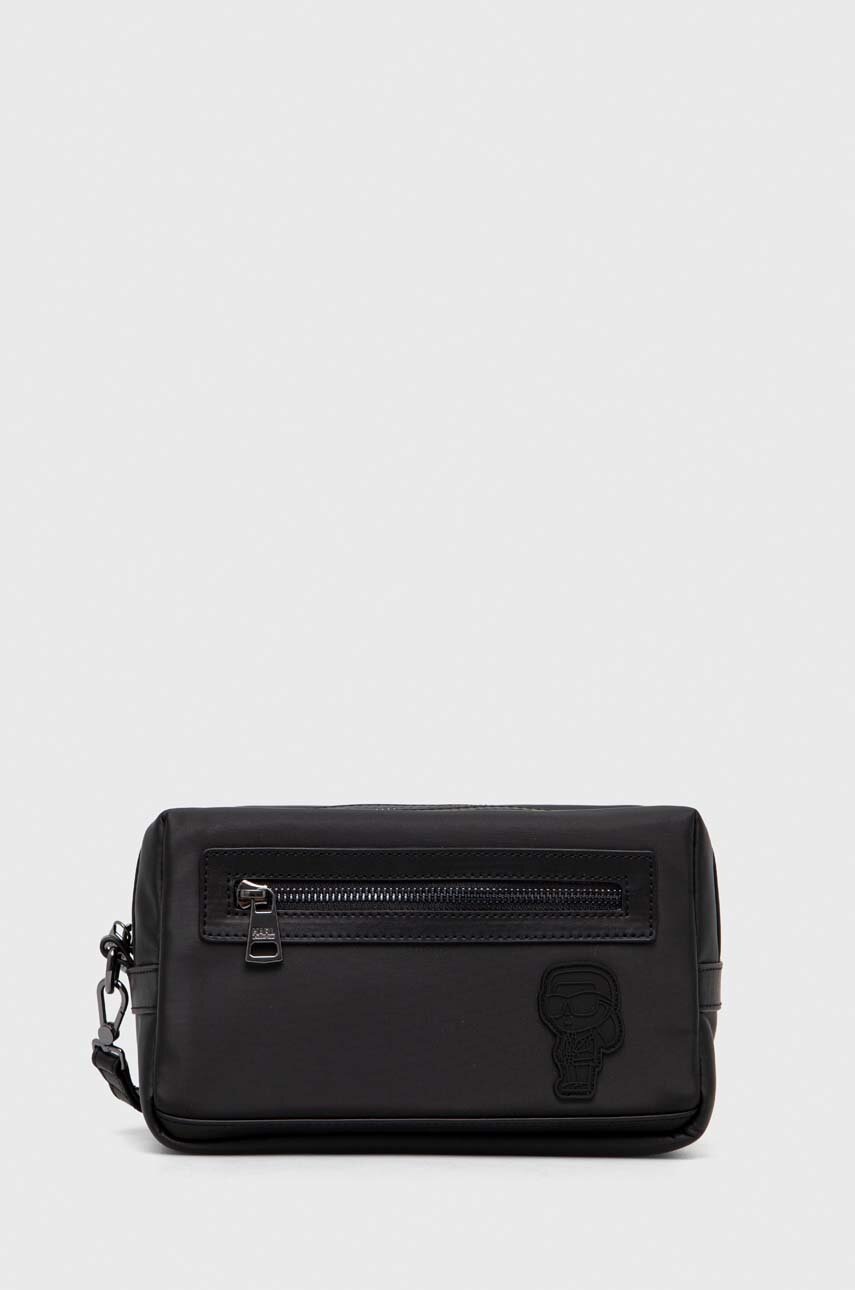 Karl Lagerfeld portfard culoarea negru