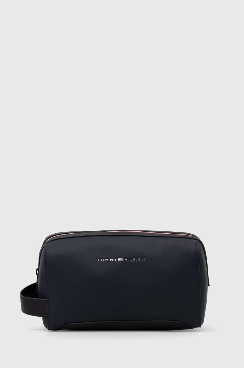 

Козметична чанта Tommy Hilfiger в тъмносиньо AM0AM12183, Тъмносин