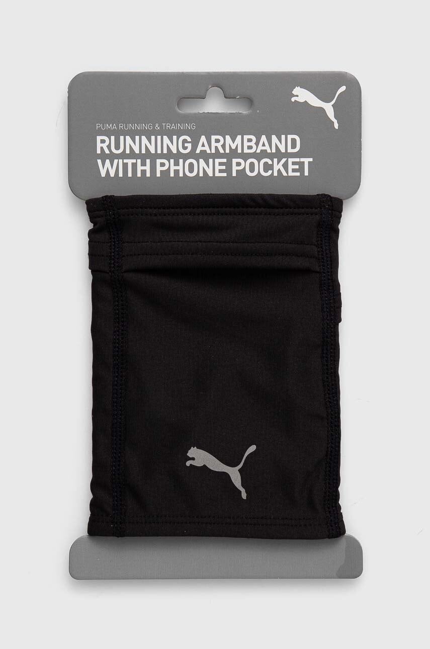Levně Pásek na ruku Puma černá barva, 054253, 54253