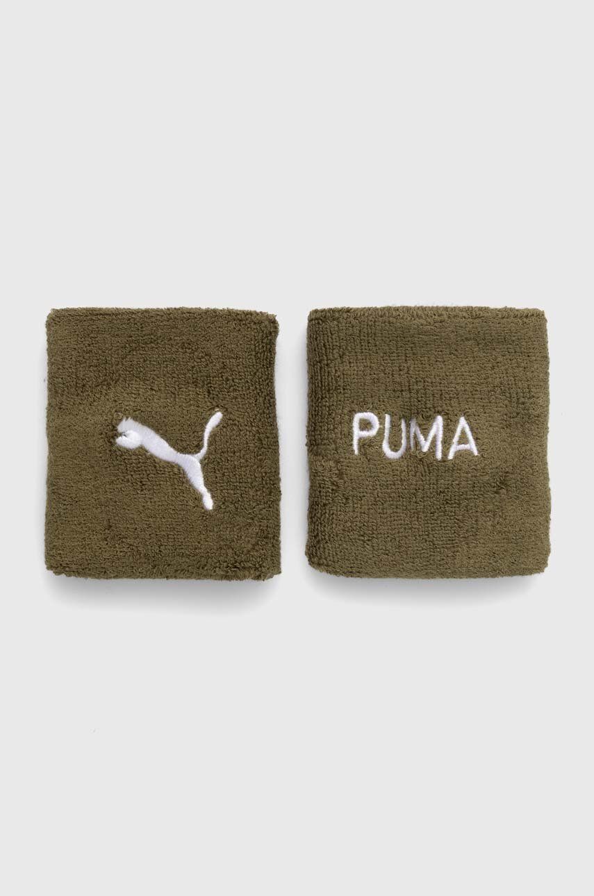 Puma brățări Fit 2-pack culoarea verde, 054305