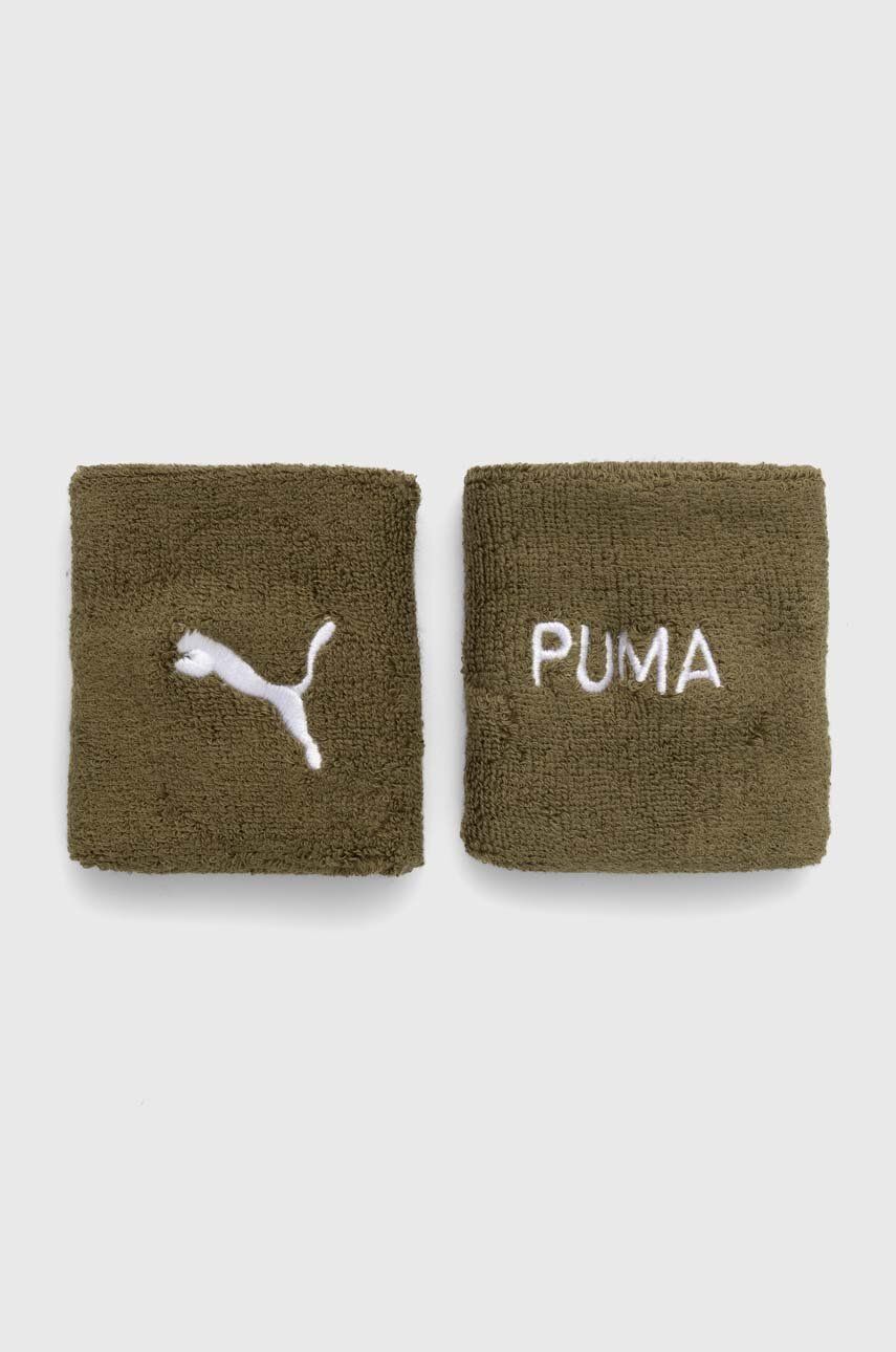 Puma brățări Fit 2-pack culoarea verde, 054305 54305