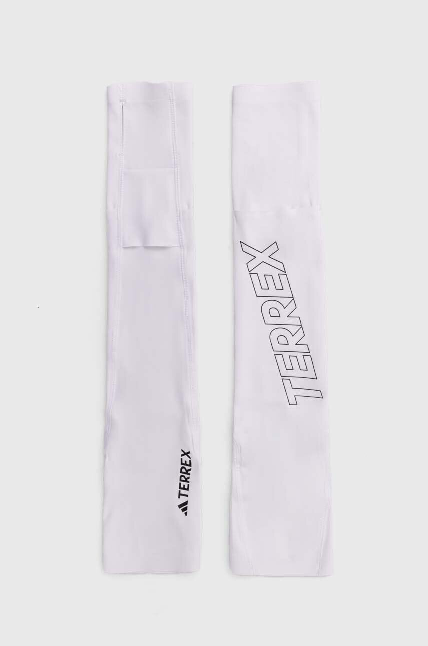 Levně Rukávy adidas TERREX bílá barva