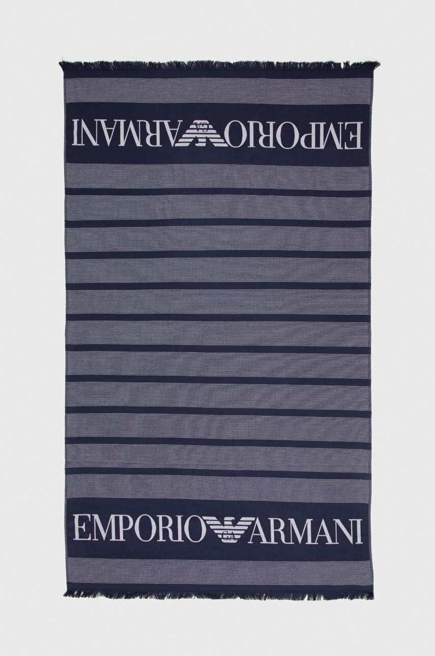 Emporio Armani Underwear prosop culoarea albastru marin