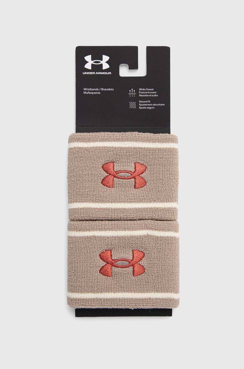 Under Armour brățări 2-pack culoarea bej